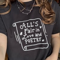 Image 4 of love and poetry shirt