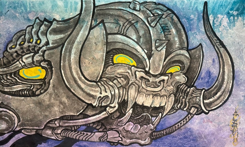 Image of Tim Lehi “Snaggletooth 1” Original Art