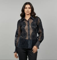 Image 1 of Elegant sheer lace blouse 