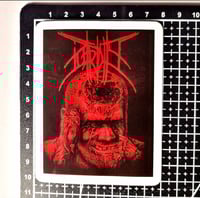 Image 2 of Putridity "Greedy Gory Gluttony" DIE CUT Glossy Finish LAMINATED Vinyl Sticker 