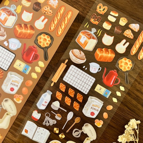 Image of 'Baking' Sticker Sheet