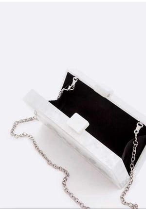 Image of BRIDE Acrylic Box Clutch