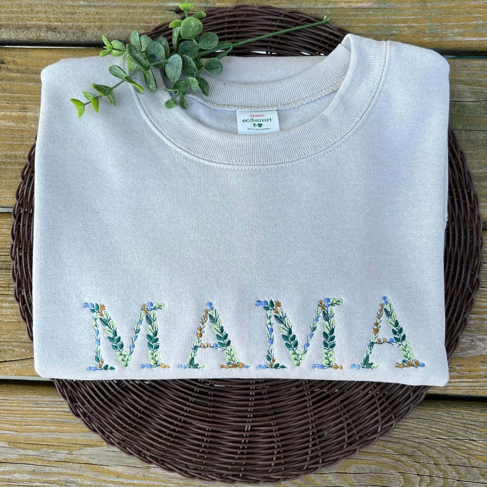 Image of Mama crewneck floral 