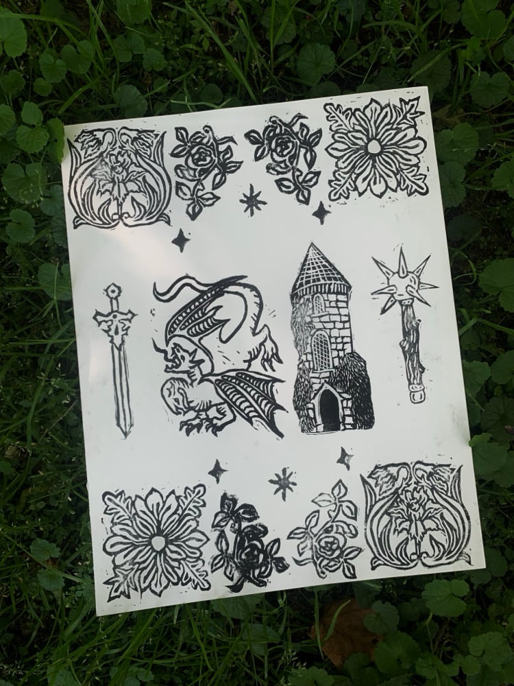 Image of Weapons in the Garden Print