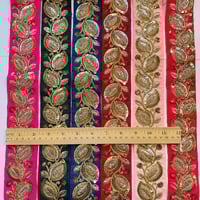 Image 3 of EMBROIDERED AND SEQUINED RIBBON