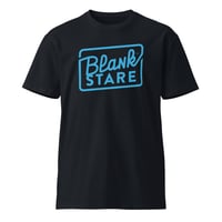 Image 3 of BLANK STARE STAMP LOGO.  Unisex premium t-shirt