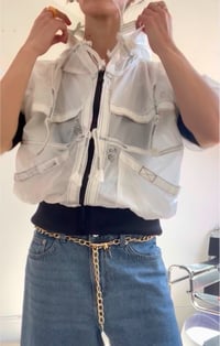 Image 7 of White Parachute Jacket