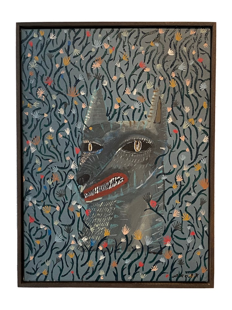 Scott Ackerman / "Amongst the Flowers' (blue)