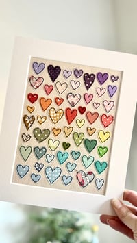 Image 1 of Limited edition Rainbow Hearts picture 