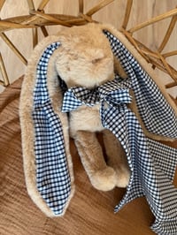 Image 1 of DOUDOU ET SON LANGE VICHY MARINE