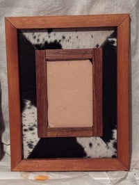 Image 2 of Cow Hide Photo Frames 