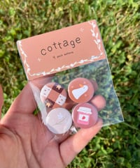 Cottage Buttons 4pck