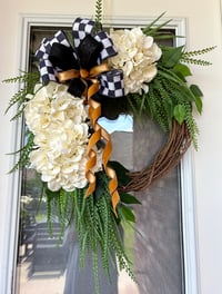 Image 3 of Elegant hydrangea Wreath
