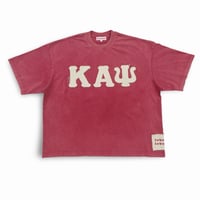 Image 1 of Klassic Cropped Tee (Vintage Crimson)