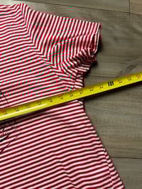 Image 7 of women's peter griffin striped crop shirt