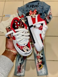Image 2 of KIDS RED MINNIE MOUSE SHOES