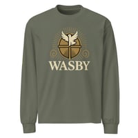 Image 4 of WASBY® Premium Heavyweight Christian Long Sleeve Shirt | Organic Faithwear