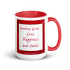 Cottage Garden Sunrise Mug - Red