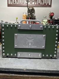Image 1 of The Transporter Briecase Military Green
