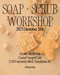 Soap + Scrub Making Workshop Ticket