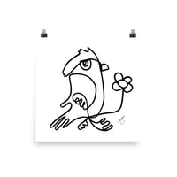 Image 1 of Bird and Flower - Poster