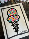 Ice Cream Cone with Sprinkles Drawing!