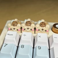 Image 2 of CHOC-CHIP Bear Artisan Keycap