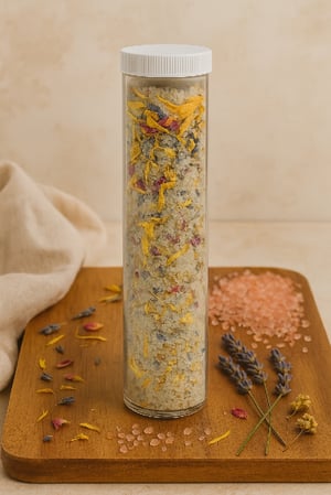 Image of Relaxing Bath Tea Soak | Lavender & Chamomile Mineral Blend | SeaBass Soap Co.