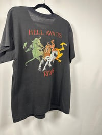 Image 2 of 1985 Slayer Hell Awaits Tour shirt 