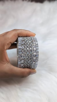 Image 4 of 8 Pieces American Diamond Bangles Set_GPB_1238