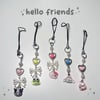 hello friends keychain 