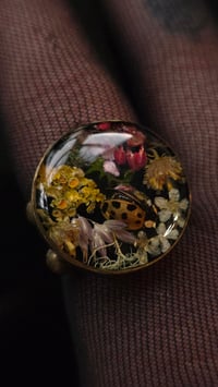 Image 4 of Ladybird scene brass jumbo ring