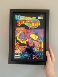 Image 6 of Superman and Batman, framed complete vintage DC comic No 317 July 1985