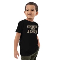 Image 2 of Soldier For Jesus Dark Organic cotton kids t-shirt