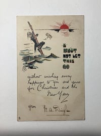 Image 2 of Robin on vintage postcard 