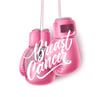 Pink Breast Cancer Boxing Glove Earrings