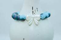 Image 3 of  Blue, Gold Beads & Rhinestones 