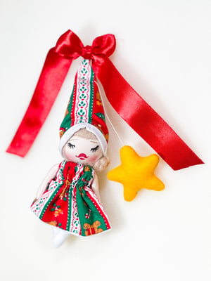 Image of ORNAMENT ELF ART DOLL #11