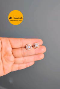 Image 1 of ADS2038-American Diamond Pearl Studs