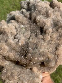 Image 20 of Smoky Champagne Druzy Quartz & Chalcopyrite Statement Cluster| #3075