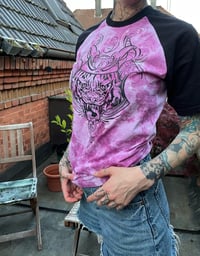 Image 1 of Batik Dye baseballshirt S