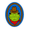 Cowboy Frog Sticker