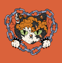 Image 3 of cool cat sticker