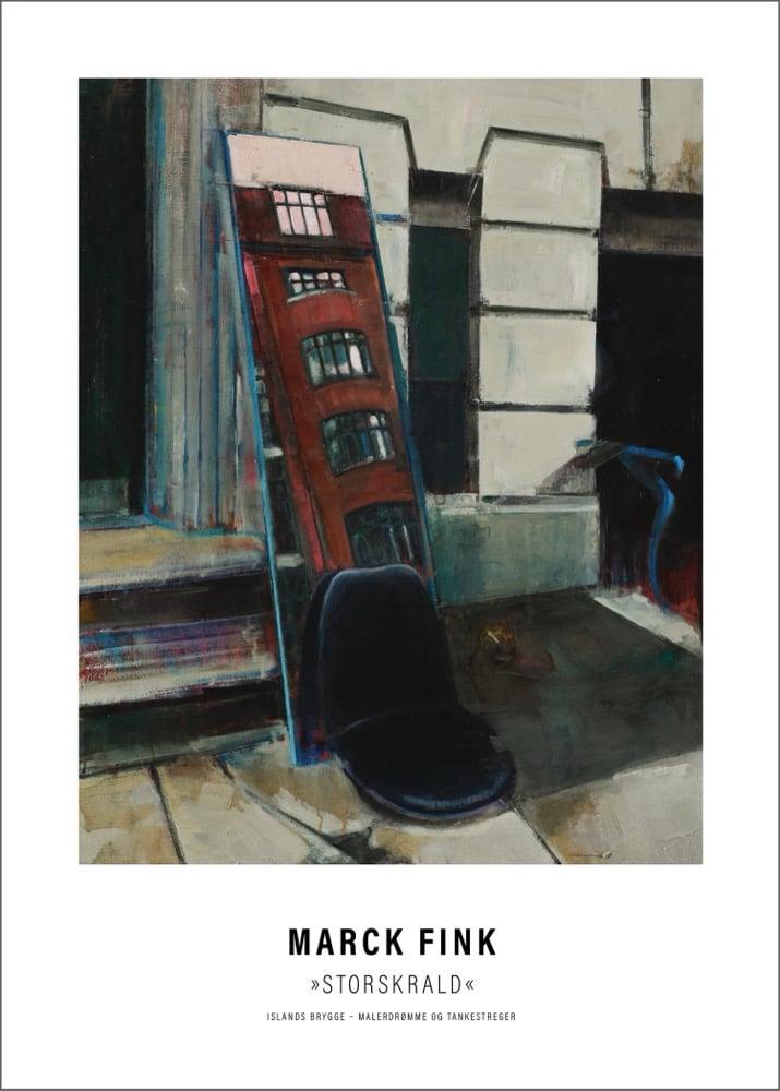 Image of Art poster / "Islands Brygge – Malerdrømme og tankestreger – Storskrald"