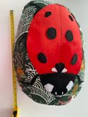 Raggy Roux ladybird cushion 