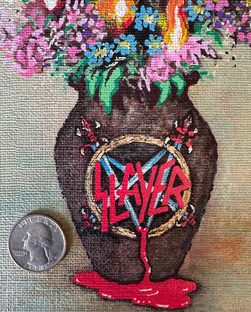 Slayer Logo Bouquet Painting!