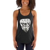 Image 1 of Women's Racerback Tank w/ back lettering