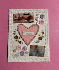 Image 1 of “valentine,” beaded card