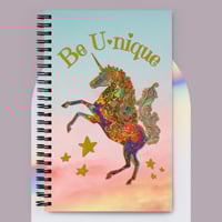 Image 1 of Be U-nique Unicorn - Spiral notebook