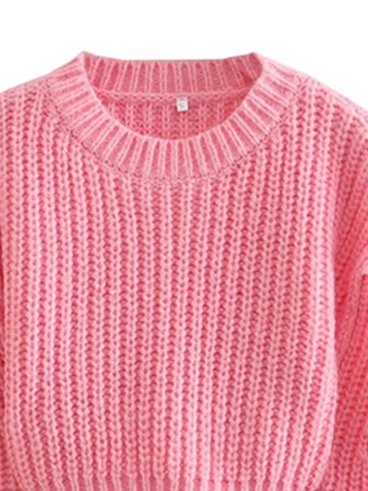 Image of 'Cropped Knit' ( And Pink)